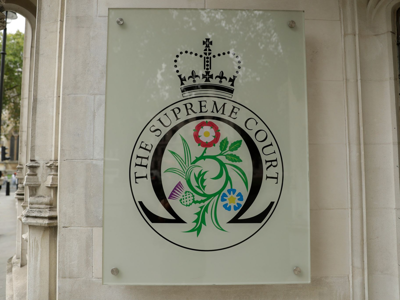 Der britische Supreme Court in London. - Foto: Matt Dunham/AP/dpa