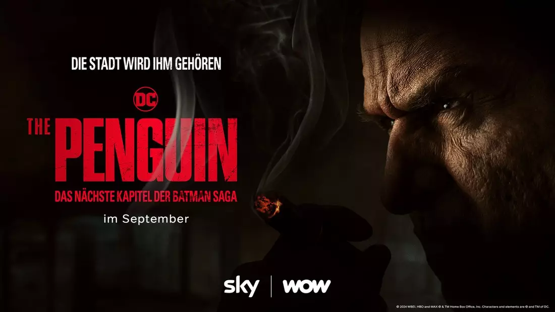 Neuer Teaser für The Penguin mit Colin Farrell veröffentlicht, ab September bei Sky und WOW - Bild: presseportal.de