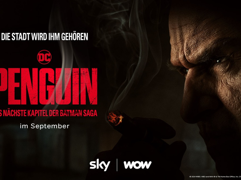 Neuer Teaser für The Penguin mit Colin Farrell veröffentlicht, ab September bei Sky und WOW - Foto: presseportal.de