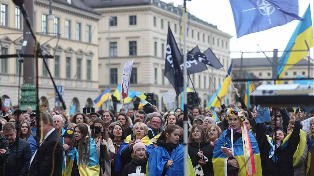 Pro-Ukraine-Demo (Archiv) - Bild: über dts Nachrichtenagentur