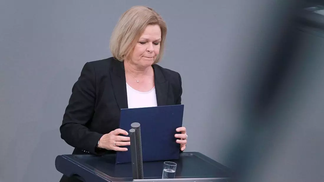 Nancy Faeser (Archiv) - Bild: über dts Nachrichtenagentur