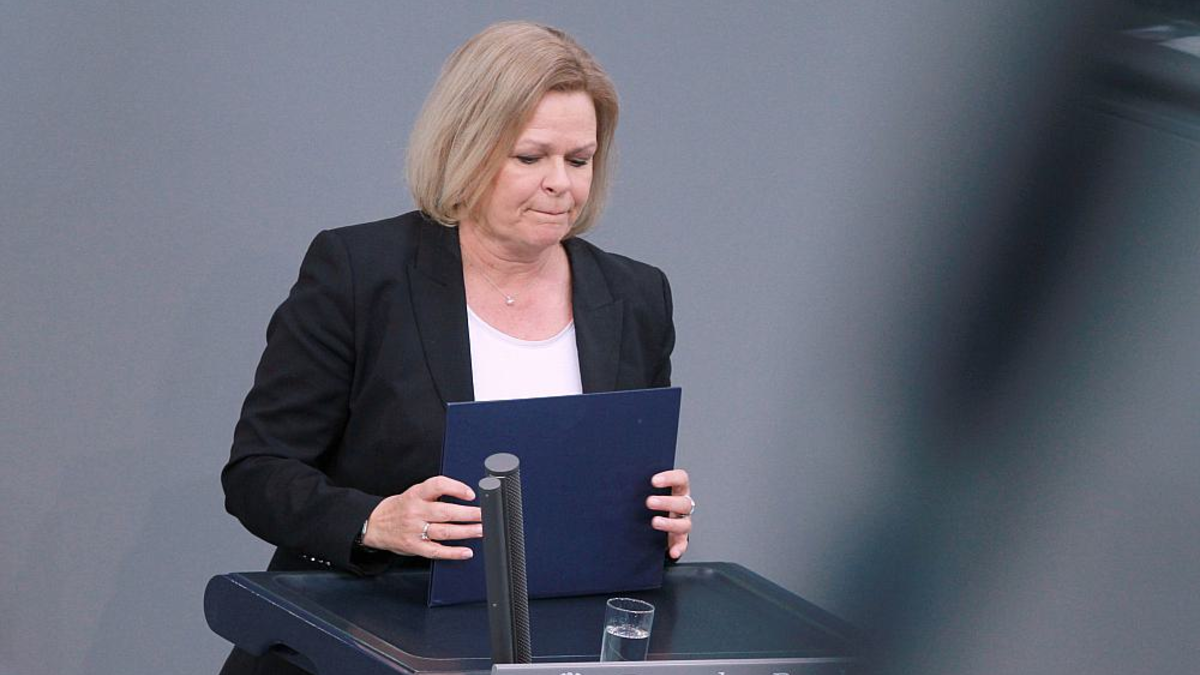 Nancy Faeser (Archiv) - Foto: über dts Nachrichtenagentur