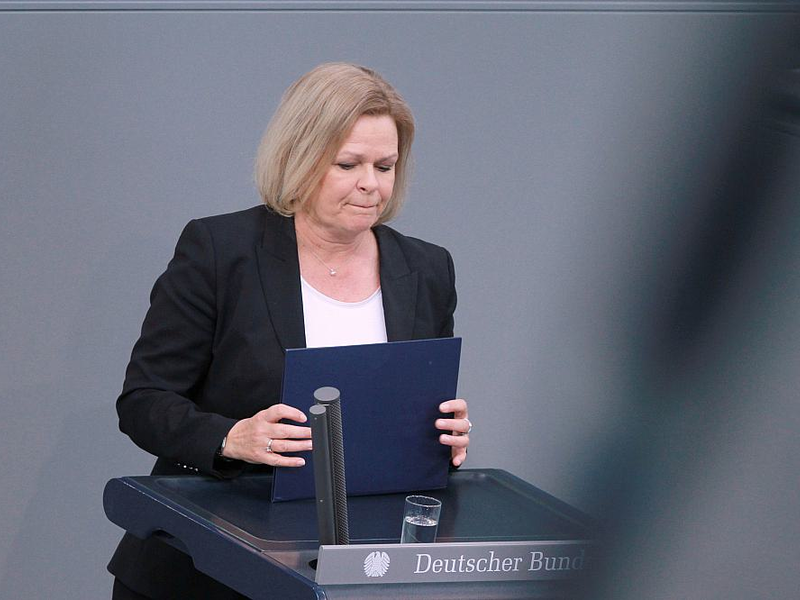 Nancy Faeser (Archiv) - Foto: über dts Nachrichtenagentur