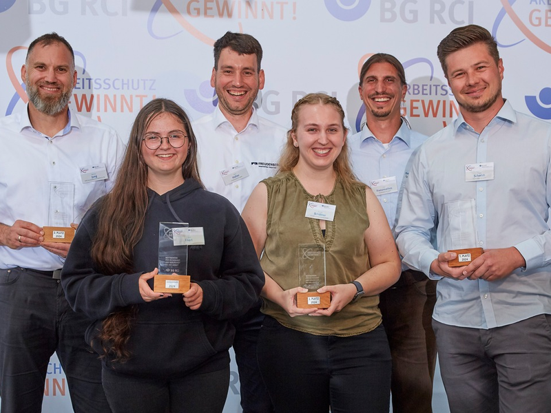 Arbeitsschutz gewinnt! / Die Preisträgerinnen und Preisträger des BG RCI-Wettbewerbs für Sicherheit und Gesundheit bei der Arbeit stehen fest - Foto: presseportal.de