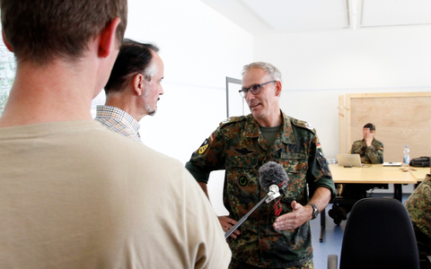 Baden-württembergische Verbindungskommandos der Bundeswehr üben Aufmarsch und Amtshilfe - Foto: presseportal.de