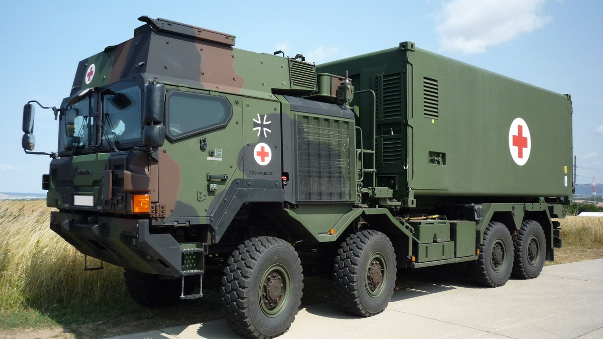 Geschützter Verwundetentransport: Erstes Serienmodell vorgestellt - Foto: presseportal.de