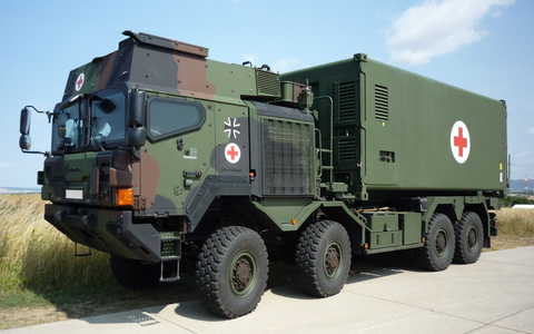 Geschützter Verwundetentransport: Erstes Serienmodell vorgestellt - Foto: presseportal.de