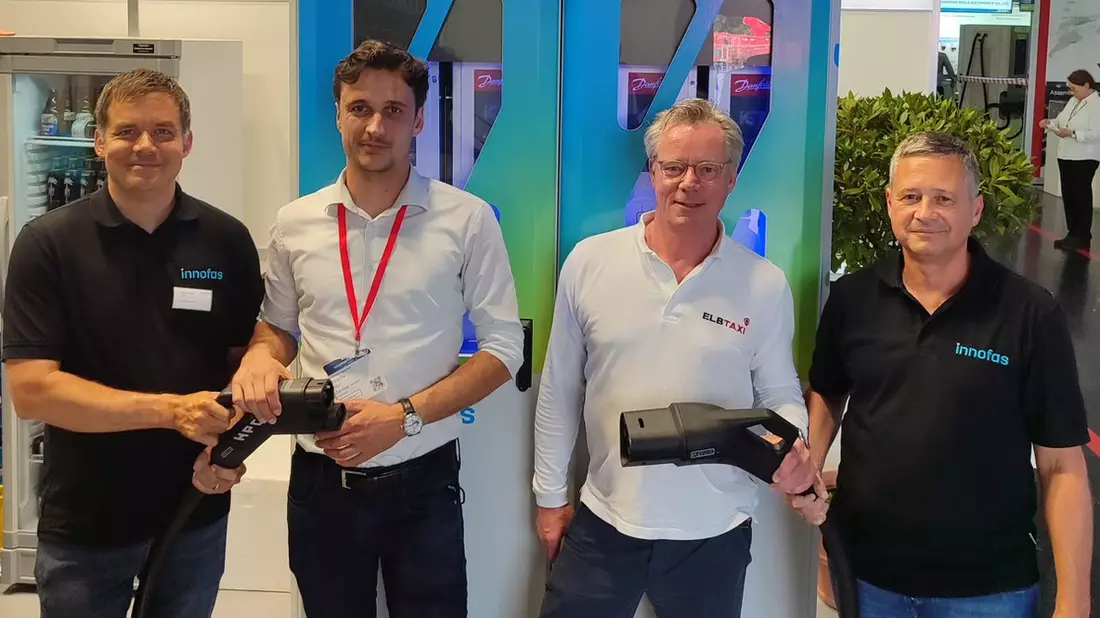 Elbtaxi GmbH und innofas GmbH kündigen strategische Partnerschaft auf der Power2Drive an - Bild: presseportal.de