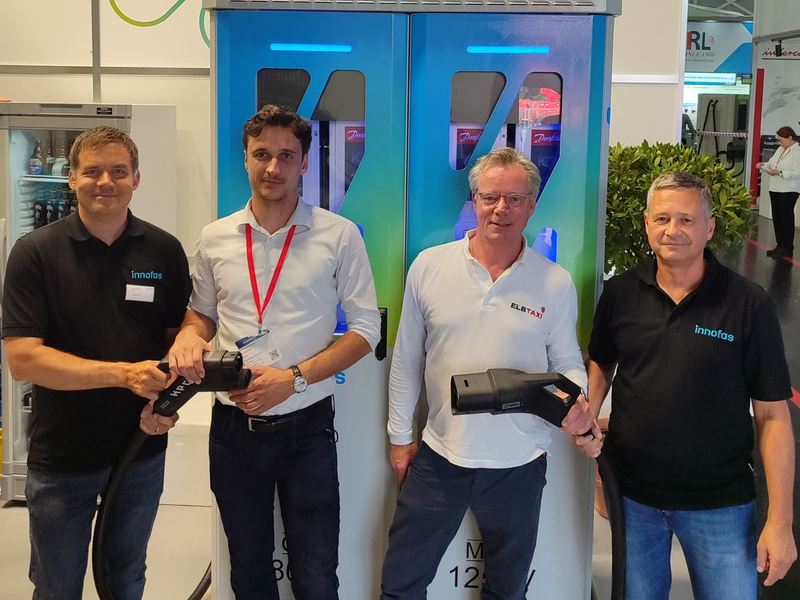Elbtaxi GmbH und innofas GmbH kündigen strategische Partnerschaft auf der Power2Drive an - Foto: presseportal.de