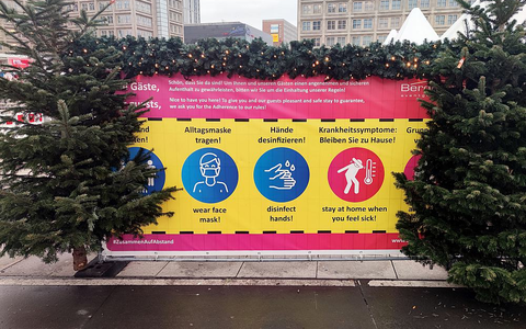 Weihnachtsmarkt unter Corona-Bedingungen (Archiv) - Foto: über dts Nachrichtenagentur