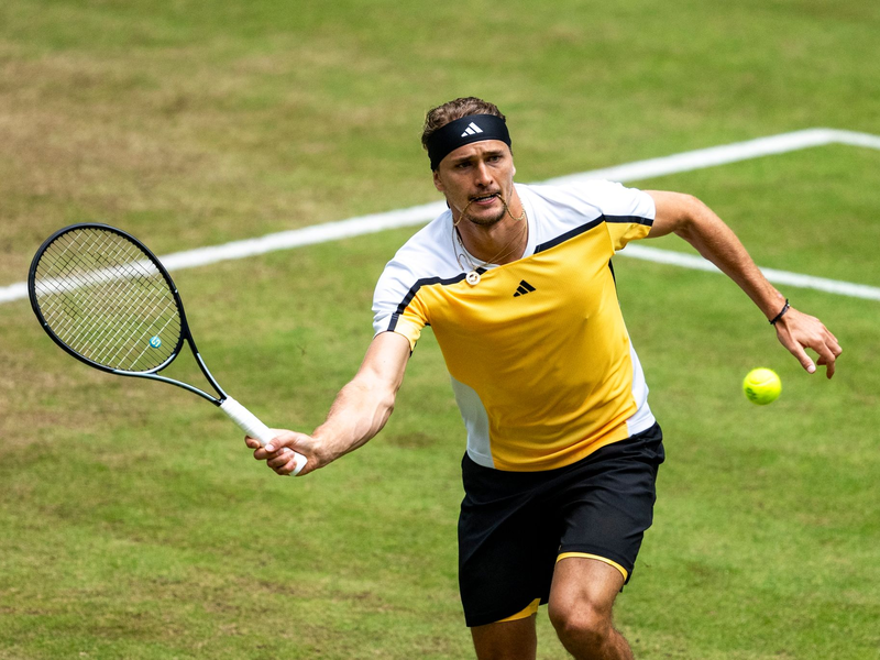 Für Zverev war in Halle im Halbfinale Endstation. - Foto: David Inderlied/dpa