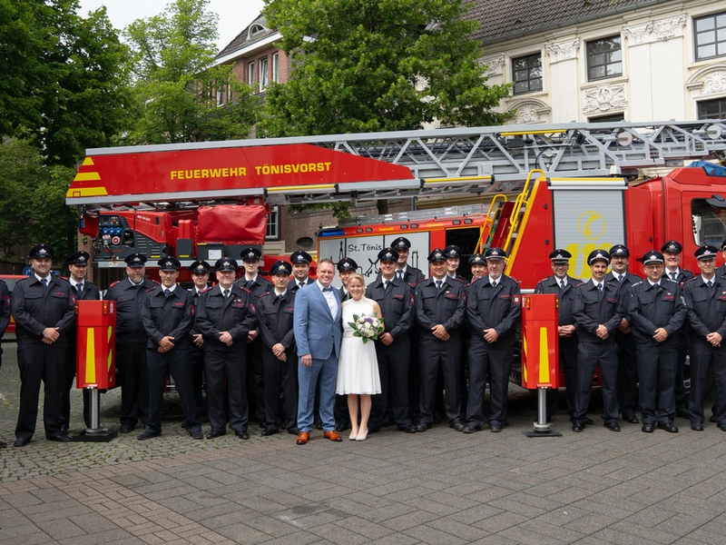 FW Tönisvorst: Gemeinsames Glück besiegelt - Foto: presseportal.de