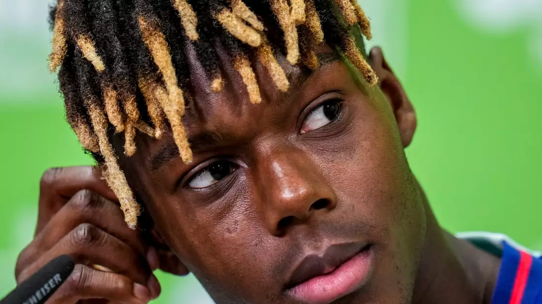 Der Spanier Nico Williams geht selbstbewusst in die K.-o.-Phase der Fußball-EM. - Bild: Manu Fernandez/AP/dpa