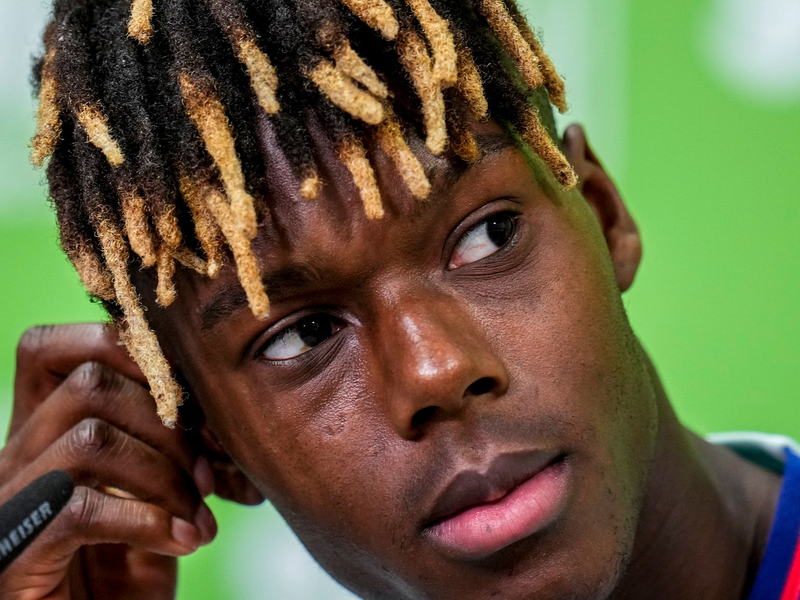 Der Spanier Nico Williams geht selbstbewusst in die K.-o.-Phase der Fußball-EM. - Foto: Manu Fernandez/AP/dpa