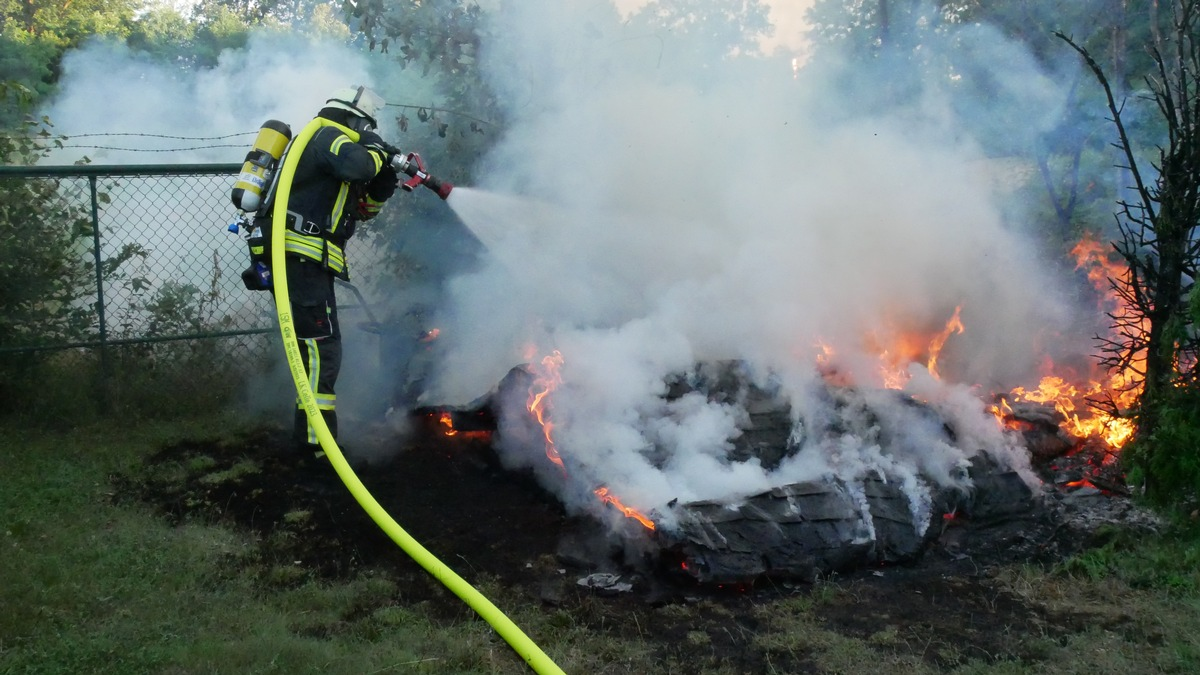 FW Celle: Schuppenbrand in Celle - Foto: presseportal.de