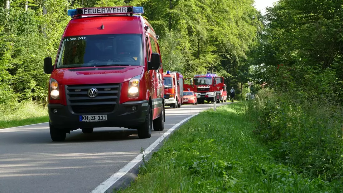 FW Stockach: Zwei Einsätze kurz nacheinander für die Feuerwehr Stockach - Bild: presseportal.de