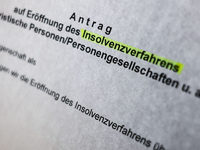 Die Zahl der Firmenpleiten erreicht in den ersten sechs Monaten des Jahres 2024 den höchsten Stand seit 2016. - Foto: Oliver Berg/dpa