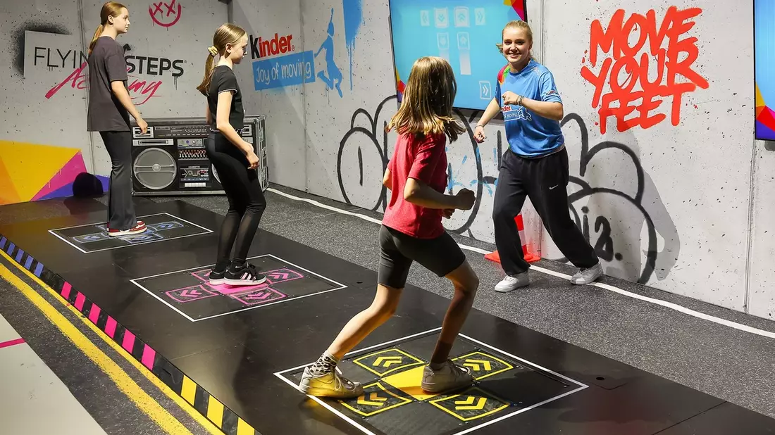 Erstes Highlight-Event der Flying Steps Academy & kinder Joy of Moving ein voller Erfolg - Bild: presseportal.de