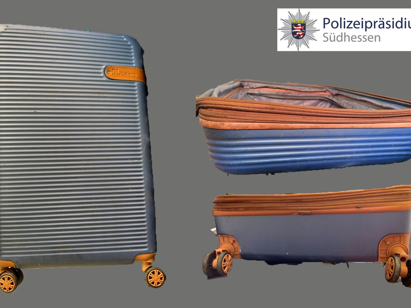 POL-DA: Bensheim: Zeugenaufruf der Mordkommission Erlache - Wer kann Hinweise zum Verbleib eines auffälligen Kofferteils geben? - Foto: presseportal.de