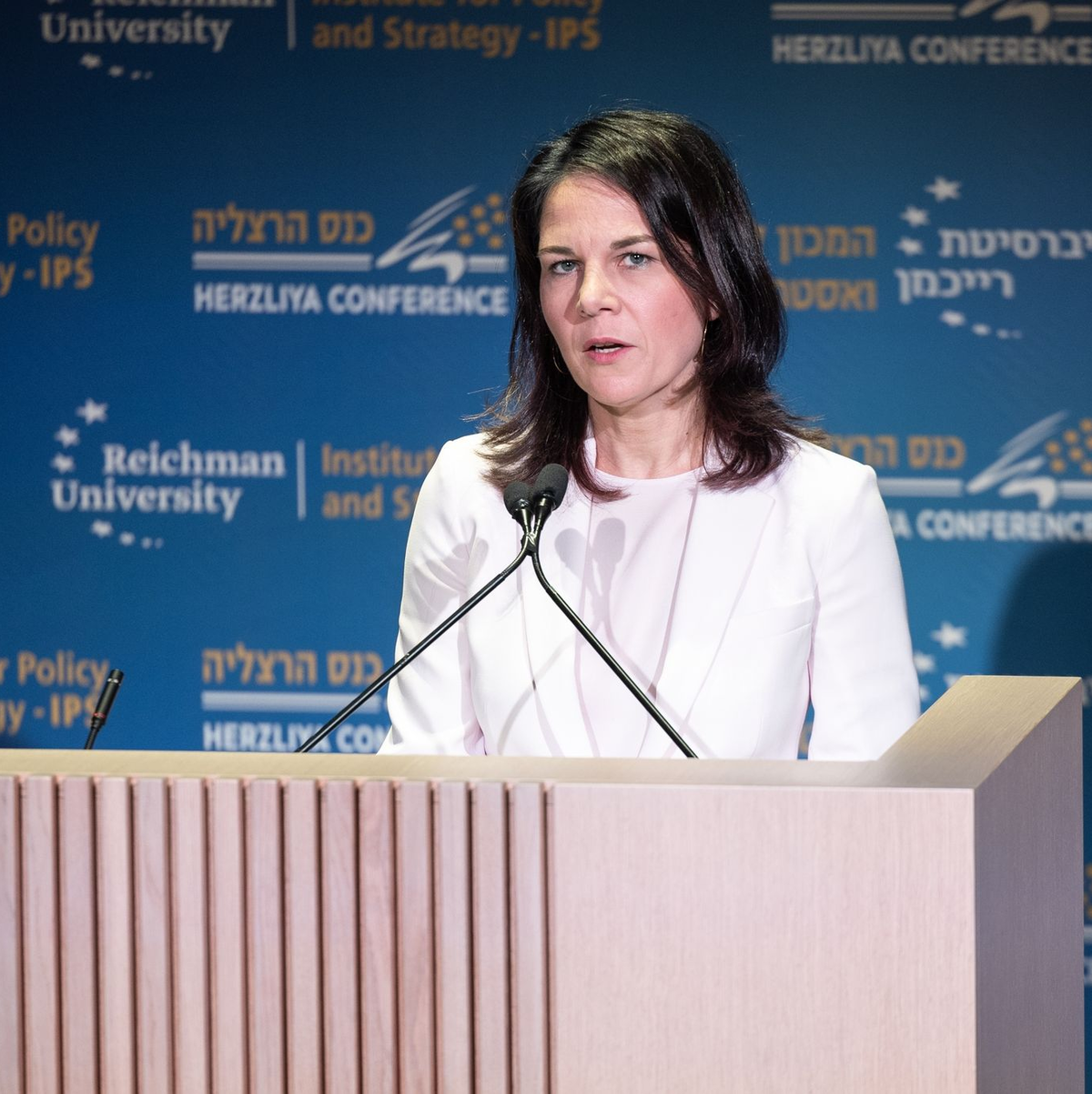 Vor ihrem Treffen mit ihrem israelischen Kollegen Katz, forderte Baerbock von Israel, sich nicht länger Verhandlungen über eine Zweistaatenlösung zu verschließen. (Archivbild) - Foto: Hannes P Albert/dpa