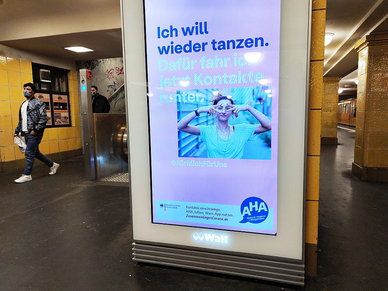 Corona-Werbung der Bundesregierung (Archiv) - Foto: über dts Nachrichtenagentur