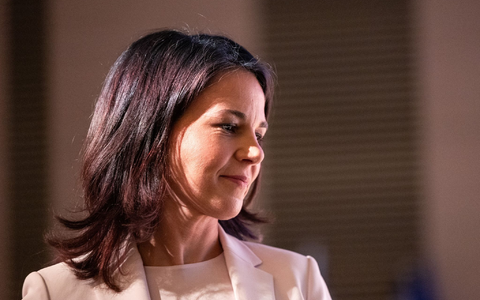 Baerbock strebt wie viele Partner in Europa, den USA und der Region eine Zweistaatenlösung zwischen Israelis und Palästinensern an. - Foto: Hannes P Albert/dpa