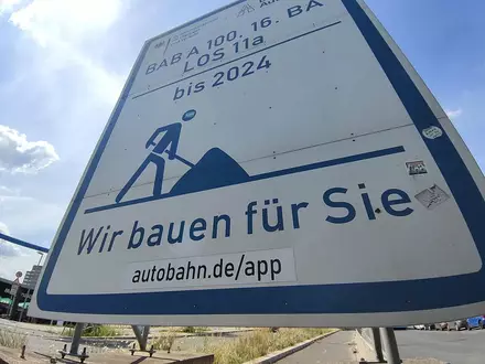 Baustelle A 100 (Archiv) - Foto: über dts Nachrichtenagentur
