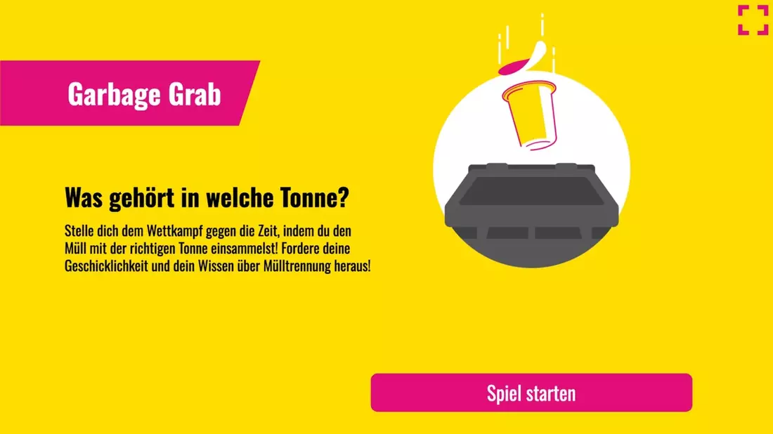 Blitzschneller Trennspaß: Neues Online-Spiel Garbage Grab trainiert richtige Mülltrennung und Geschicklichkeit - Bild: presseportal.de
