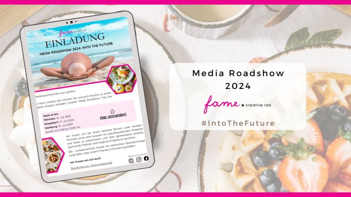 Into the future: Bei fame creative lab stehen alle Zeichen auf Zukunft - Foto: presseportal.de
