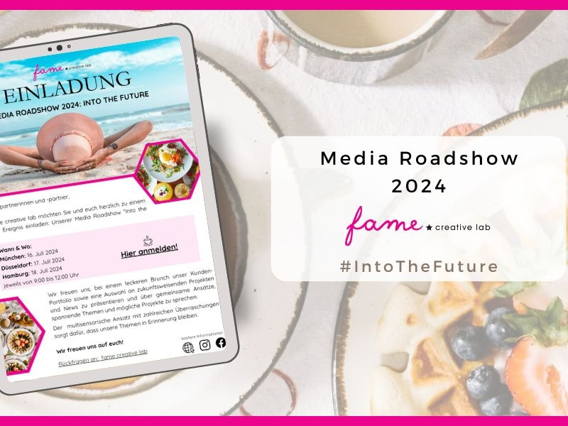 Into the future: Bei fame creative lab stehen alle Zeichen auf Zukunft - Foto: presseportal.de