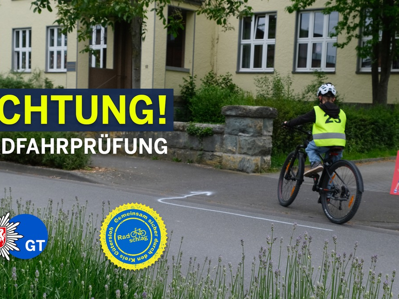 POL-GT: Radfahrprüfung an der Grundschule - Foto: presseportal.de