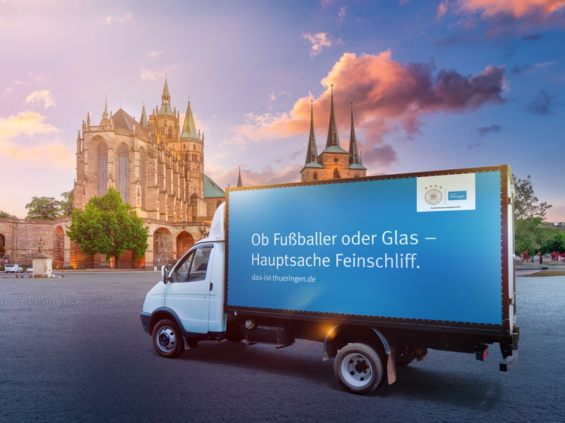 EURO24: Thüringen-Image profitiert von DFB-Besuch / Bundesweite Meinungsumfrage bestätigt: DFB-Trainingscamp stärkt das positive Image des Freistaats / Tiefensee: Ein nachhaltiger Erfolg für Thüringen - Foto: presseportal.de