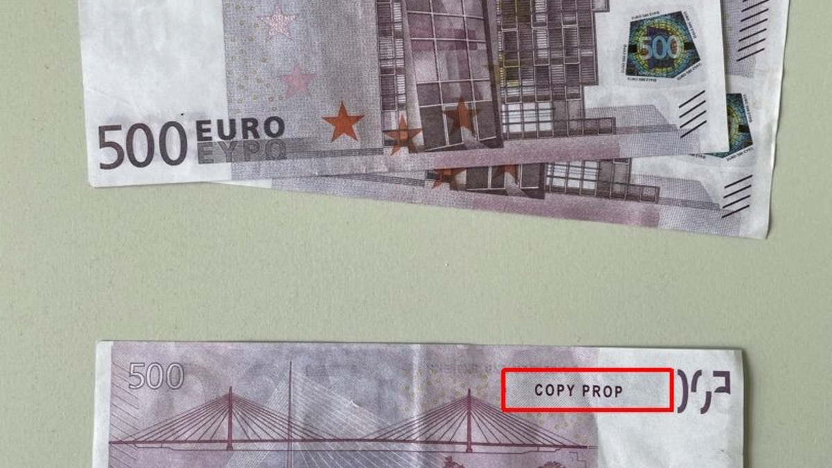 POL-WE: + Achtung! Vermehrt Falschgeld festgestellt - Tipps zum Erkennen + - Foto: presseportal.de