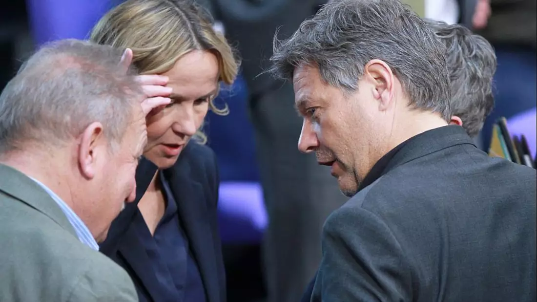 Grünen-Politiker Bsirske, Lemke, Habeck, Haßelmann (Archiv) - Bild: über dts Nachrichtenagentur