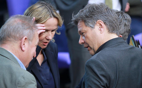 Grünen-Politiker Bsirske, Lemke, Habeck, Haßelmann (Archiv) - Foto: über dts Nachrichtenagentur