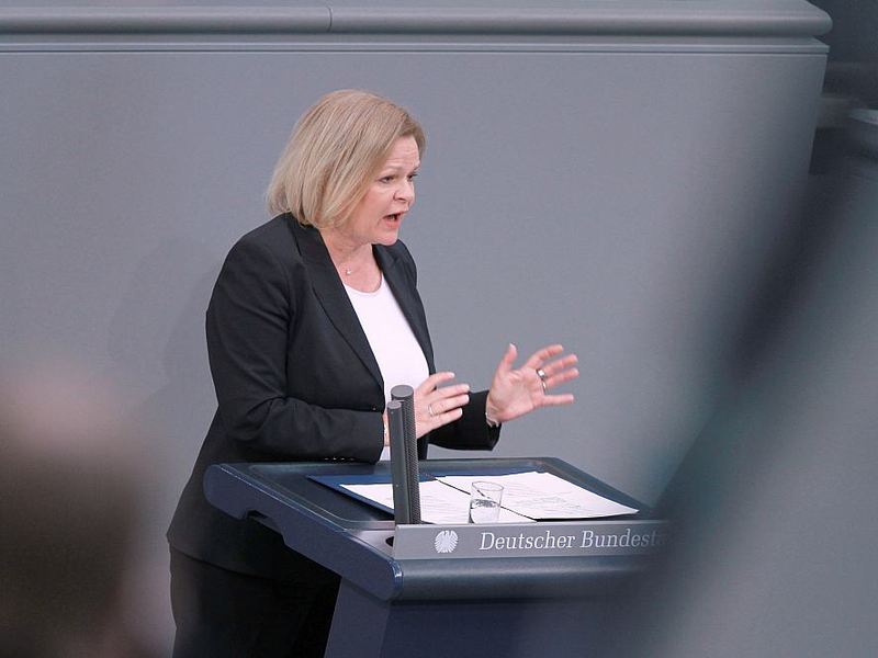 Nancy Faeser (Archiv) - Foto: über dts Nachrichtenagentur