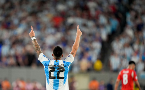 Lautaro Martínez traf zum späten 1:0. - Foto: Julia Nikhinson/AP