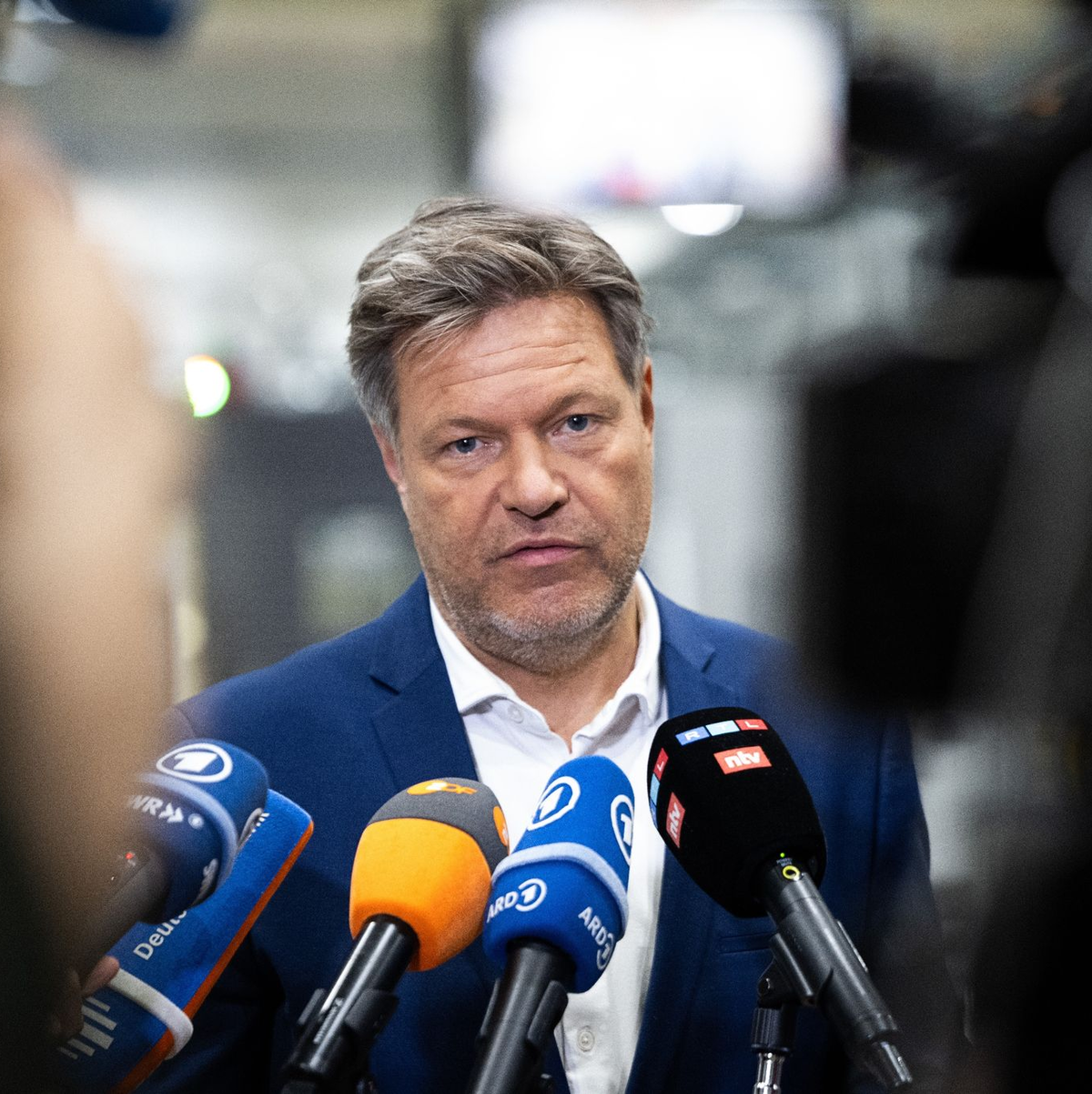 Er wolle forschen, lehren, lernen, sagt Habeck. (Archivbild) - Foto: Sebastian Gollnow/dpa