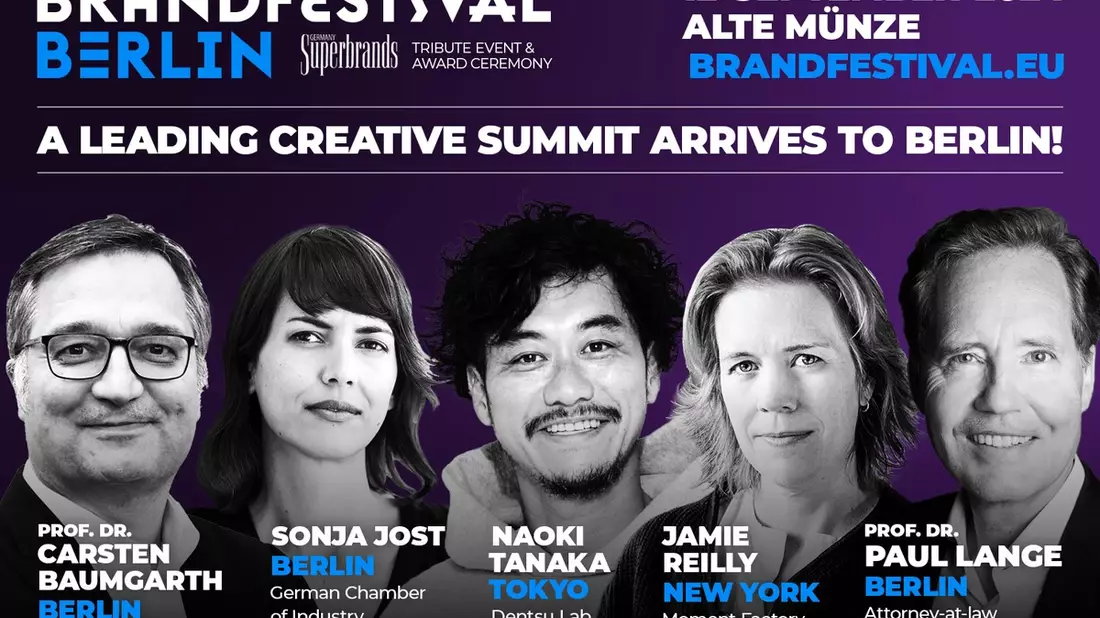 New York, Tokio, Stockholm: BrandFestival Berlin 2024 stellt hochkarätiges internationales Speaker-Line-up vor - Bild: presseportal.de