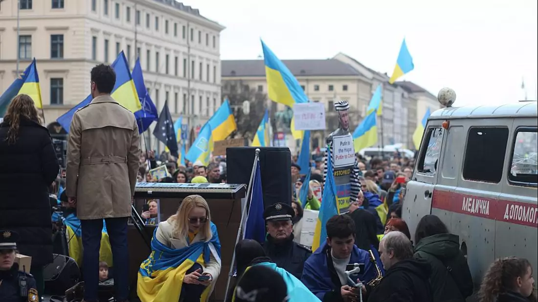 Pro-Ukraine-Demo (Archiv) - Bild: über dts Nachrichtenagentur