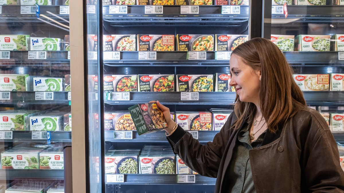 Iglos Muttergesellschaft, Nomad Foods, unterstreicht die Forderung nach einer Umstellung der Gefriertemperaturen, um branchenweit die CO2-Emissionen von Tiefkühlkost signifikant zu reduzieren - Foto: presseportal.de