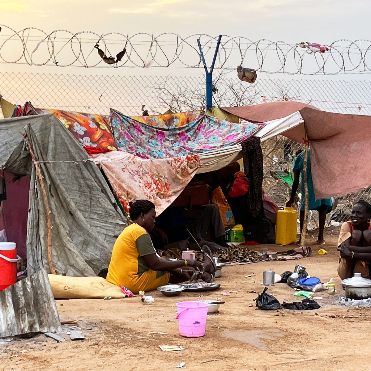 Flüchtlinge aus dem Sudan (Archivbild) - Foto: Eva-Maria Krafczyk/dpa