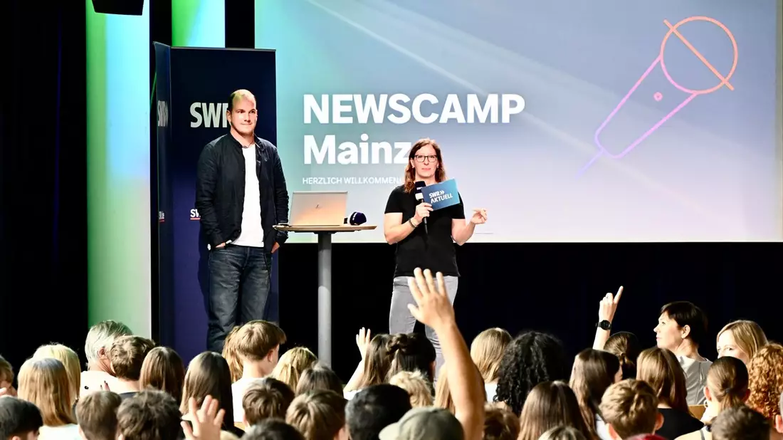Einblick in die Welt der Nachrichten: SWR Newscamp in Mainz - Bild: presseportal.de