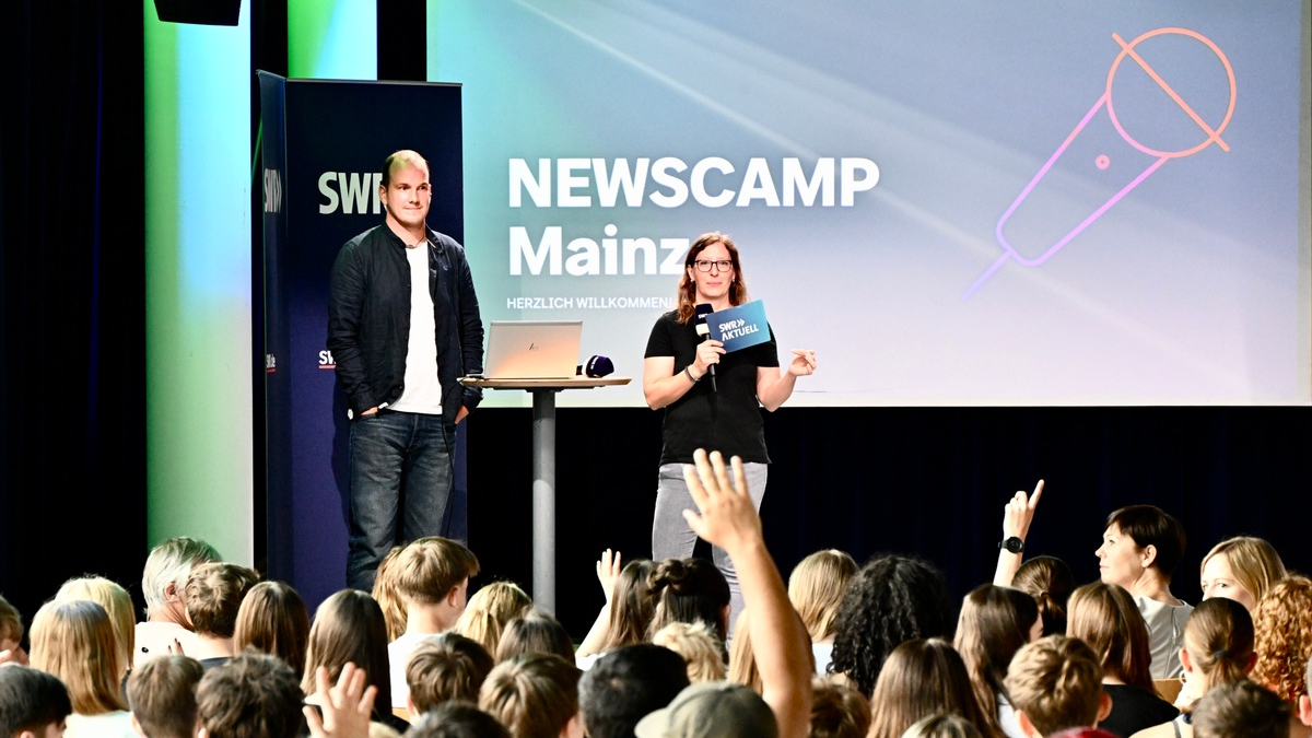 Einblick in die Welt der Nachrichten: SWR Newscamp in Mainz - Foto: presseportal.de