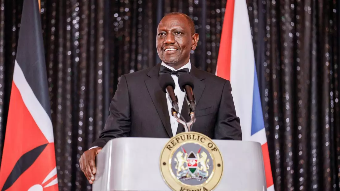 Der Präsident von Kenia: William Ruto. - Bild: Luis Tato/AFP/AP/dpa