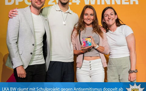 LKA-BW: Landeskriminalamt Baden-Württemberg gewinnt in zwei Kategorien beim Deutschen Preis für Onlinekommunikation - Foto: presseportal.de