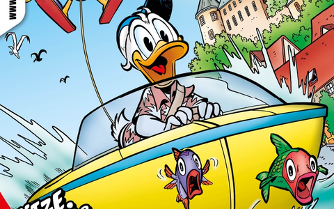Donald Duck auf turbulenter Mission am Bodensee im neuen Micky Maus Magazin - Foto: presseportal.de