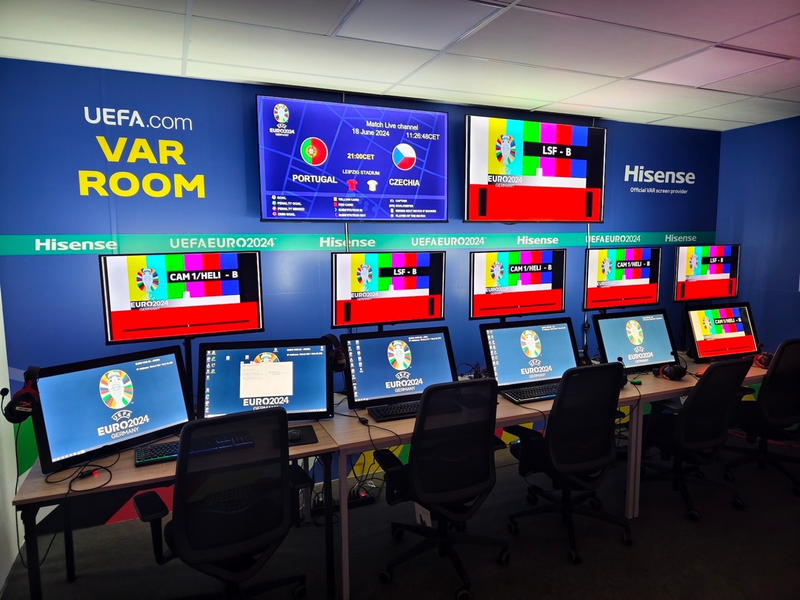 Mehr Klarheit durch Technik: Hisense liefert VAR Screens für UEFA EURO 2024 - Foto: presseportal.de