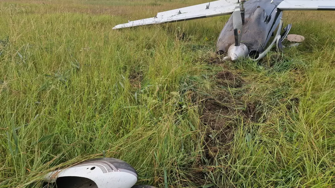 FW-RD: Flugzeugabsturz in Schachtholm - Bild: presseportal.de