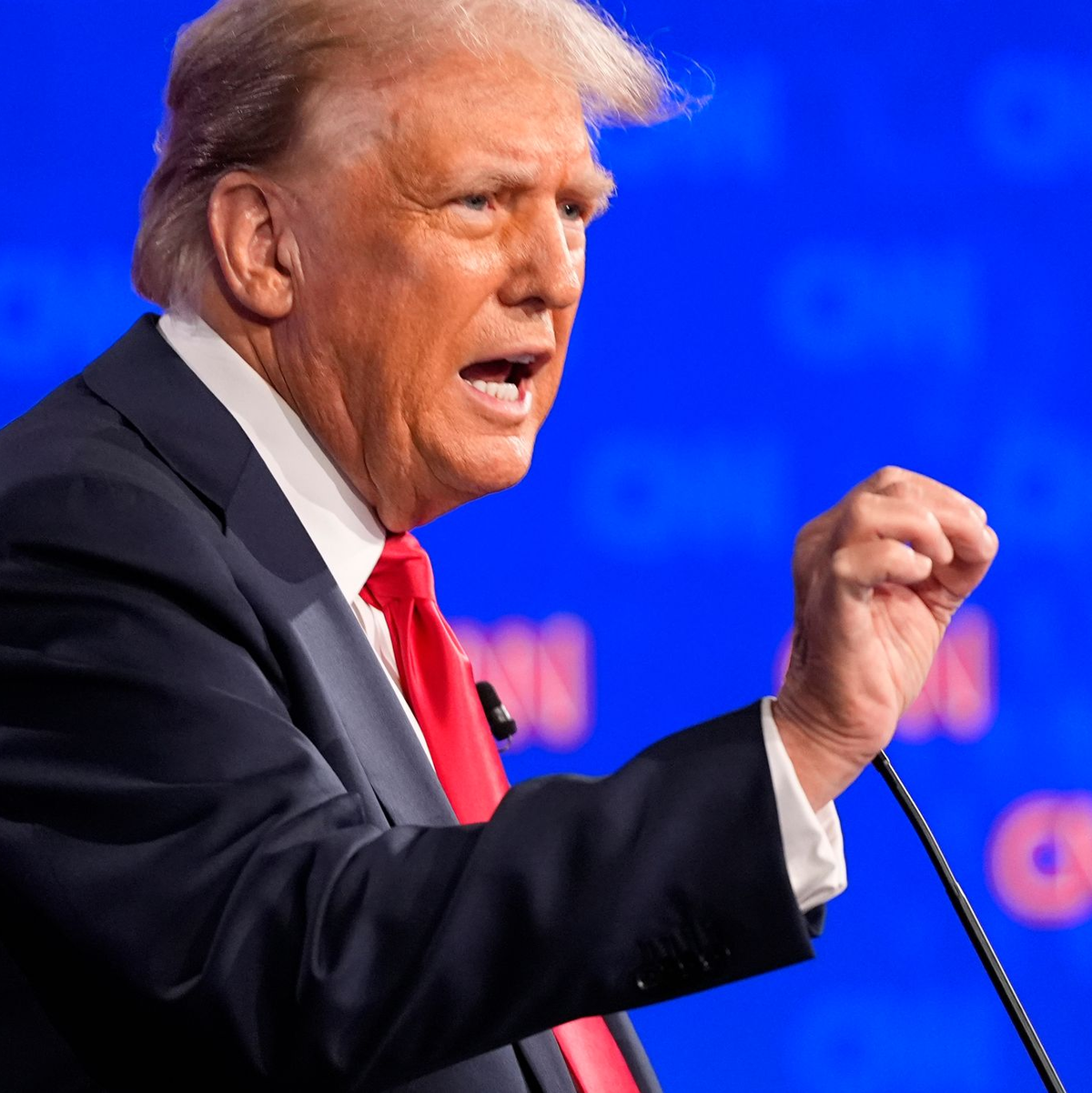 Donald Trump wollte sich erneut nicht darauf festlegen, ob er den Ausgang der Wahl im November akzeptieren wird. - Foto: Gerald Herbert/AP